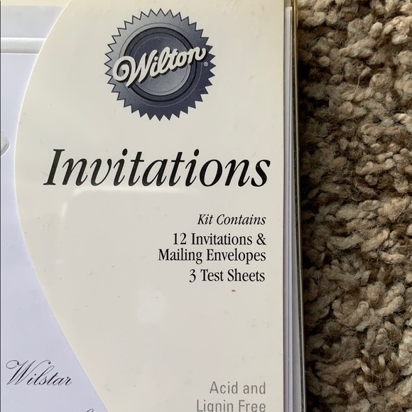 Wilton Personalize Invitations 12 each - Picture 2 of 4